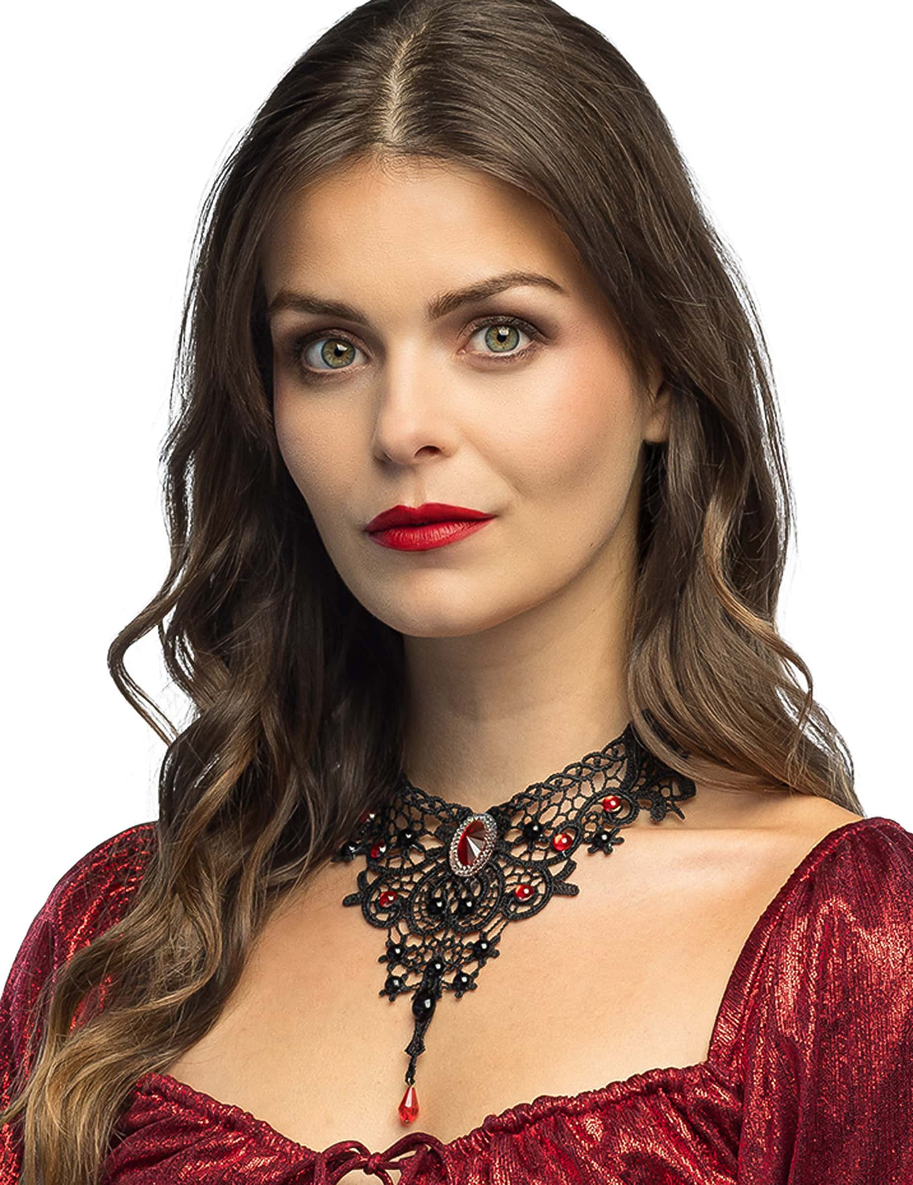 Vampir Edelstein Halskette Accessoire