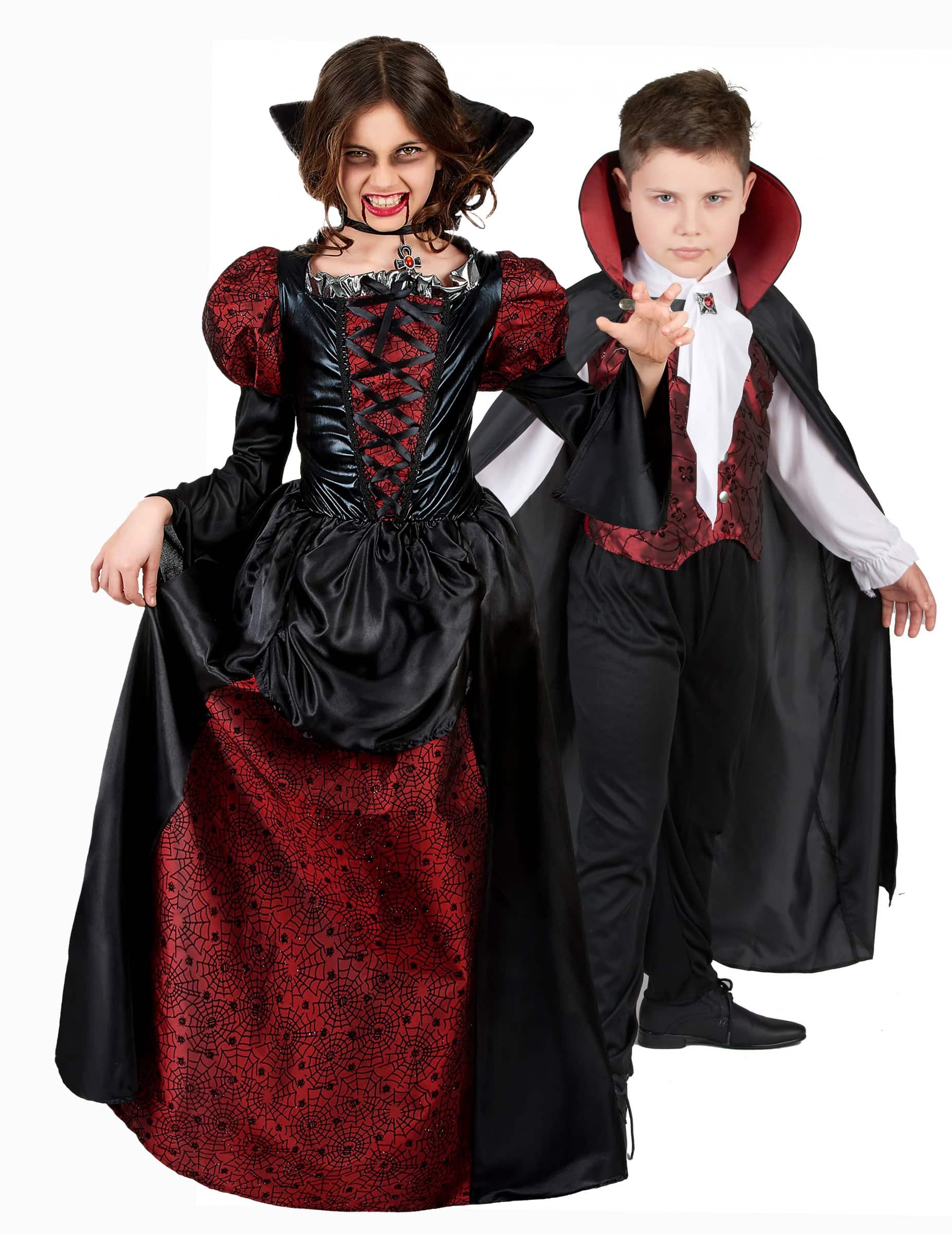 Vampir Paarkostüm für Kinder