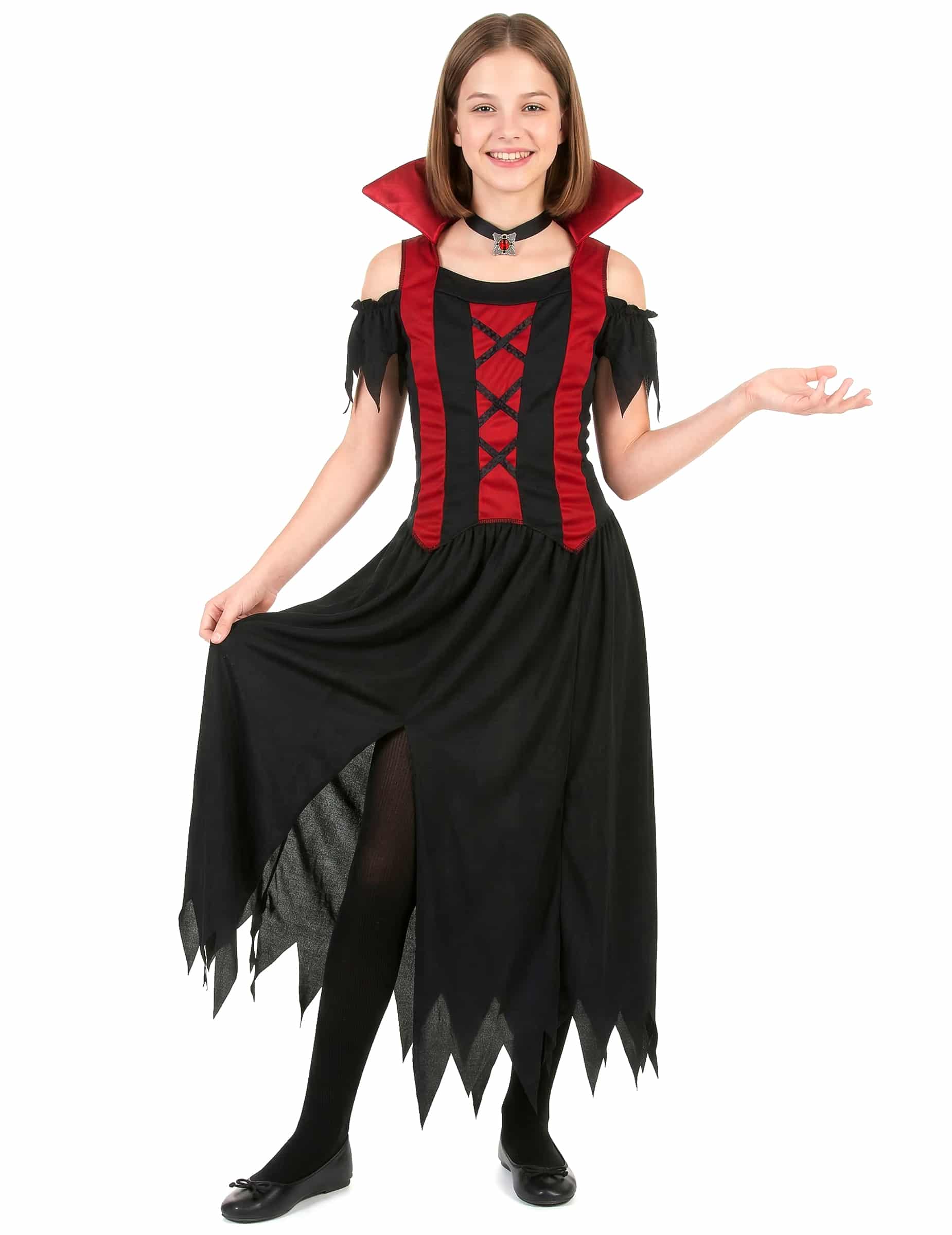 Vampirin Halloween-Kinderkostüm