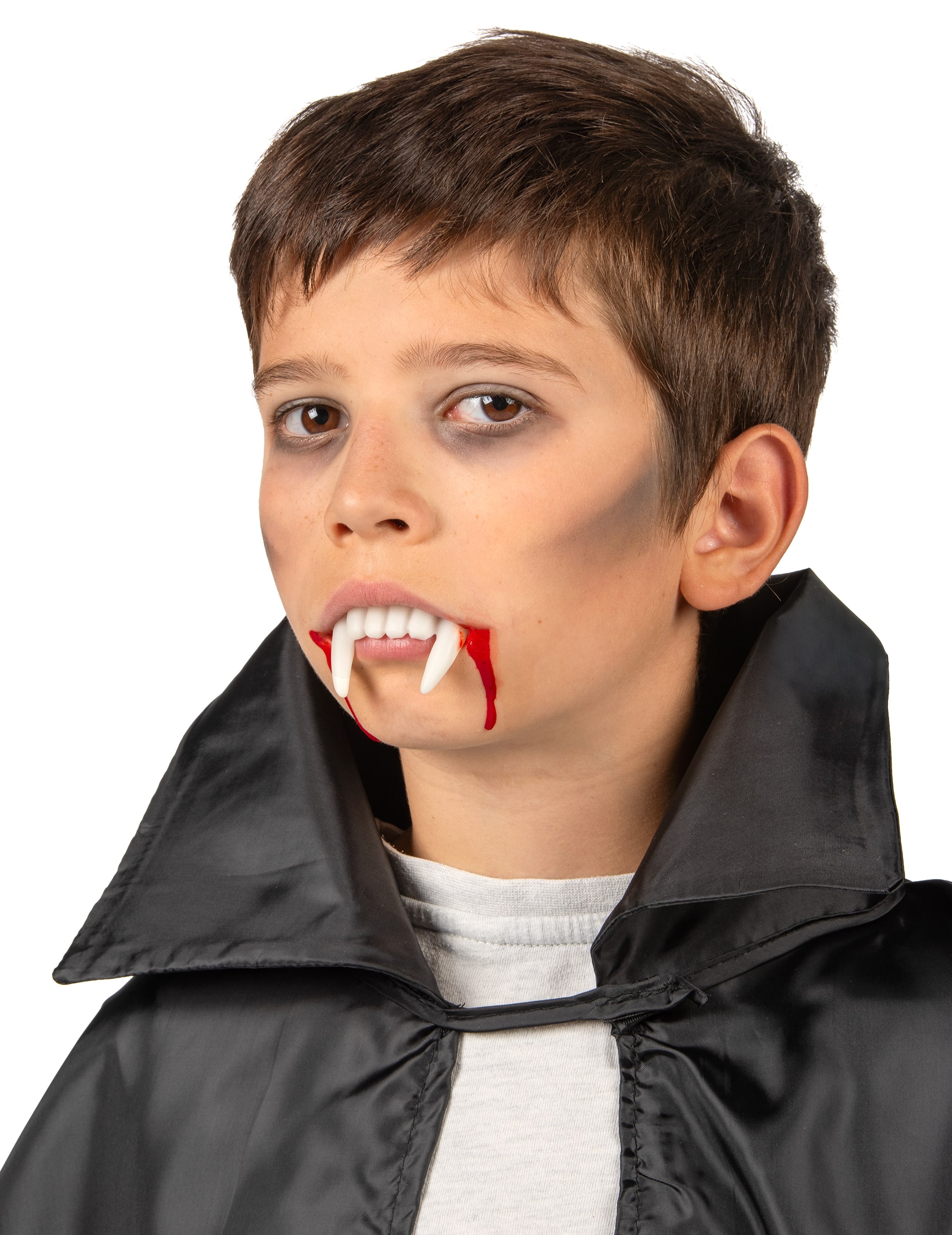 Vampirzähne für Kinder und Erwachsene Vampirgebiss weiss