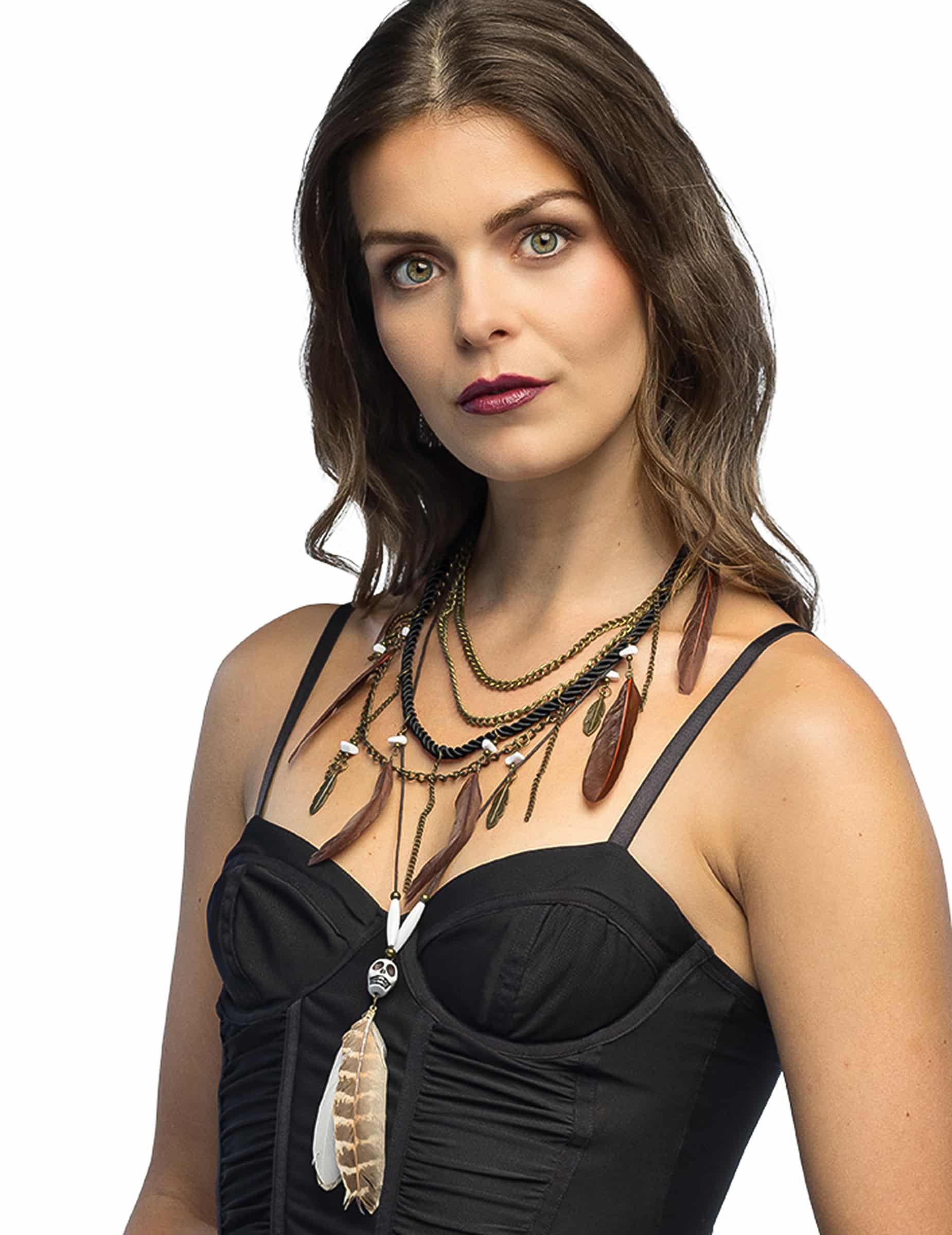 Voodoo Accessoire Halsband für Erwachsene