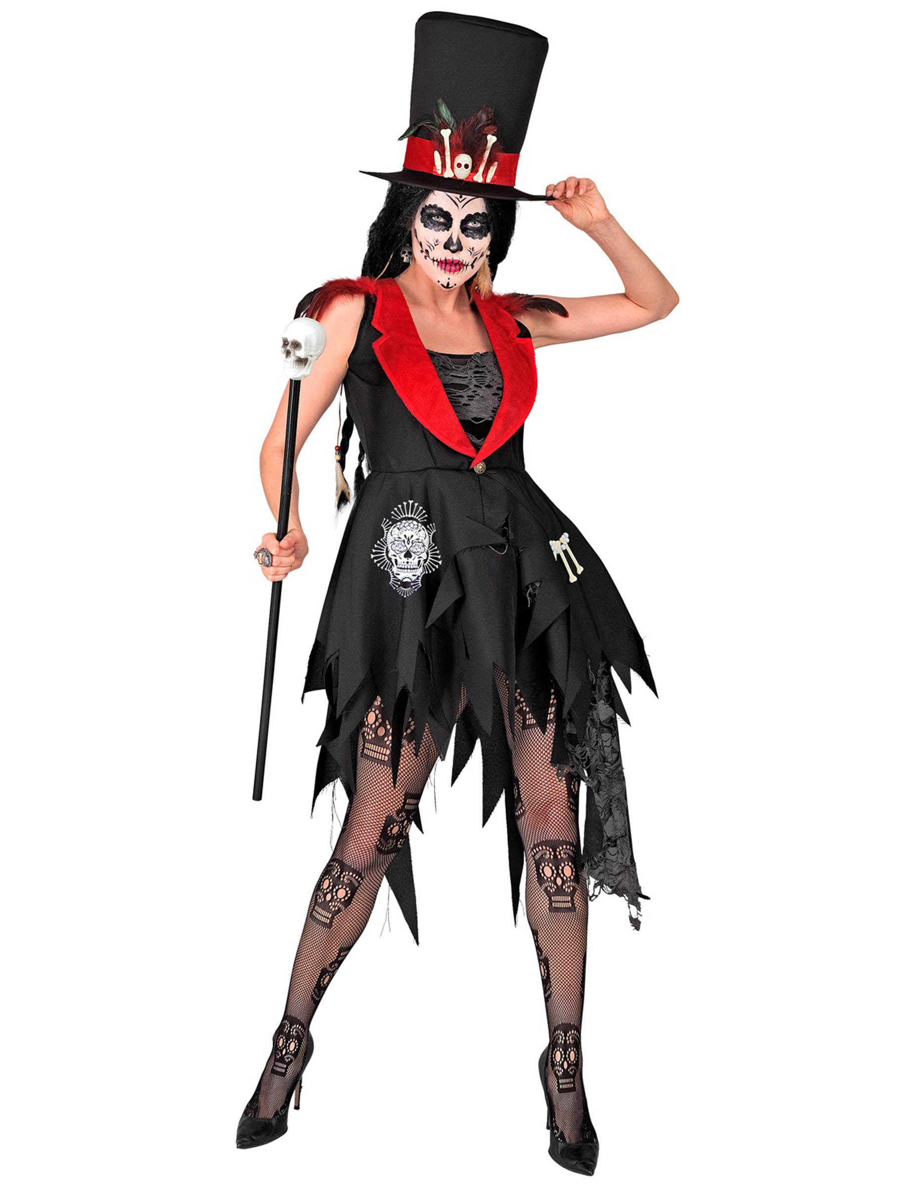 Voodoo Priesterin Kostüm für Damen