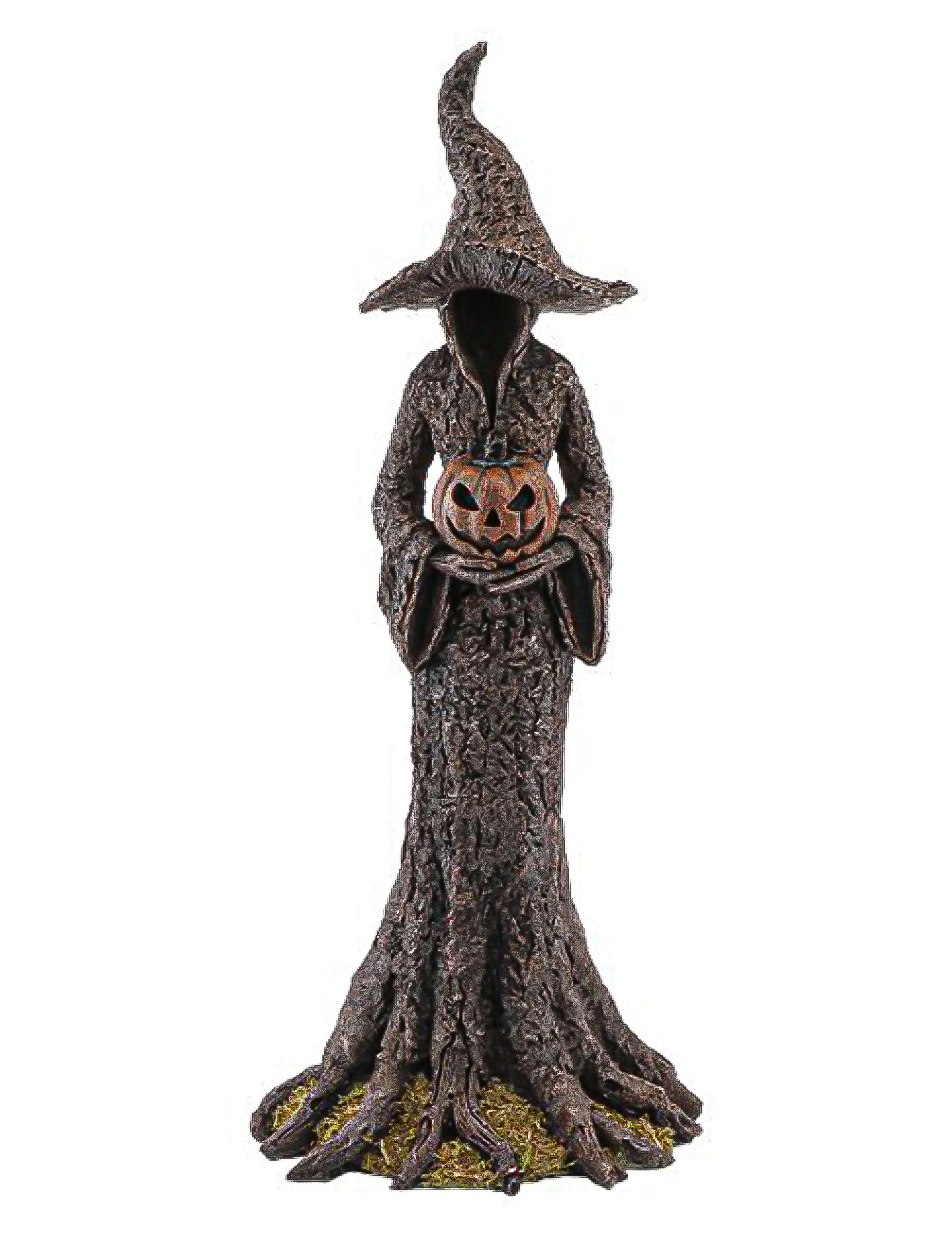 Waldhexen-Statue aus Harz Deko-Figur 17 x 12