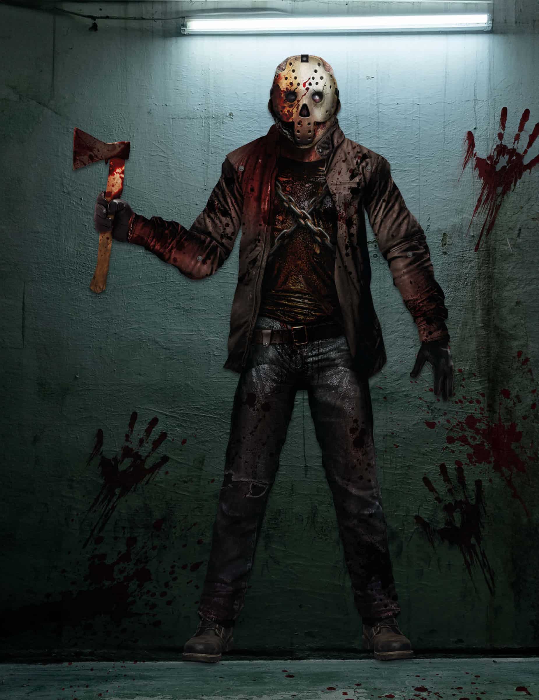 Wandbild Serienmörder Halloween 180 cm