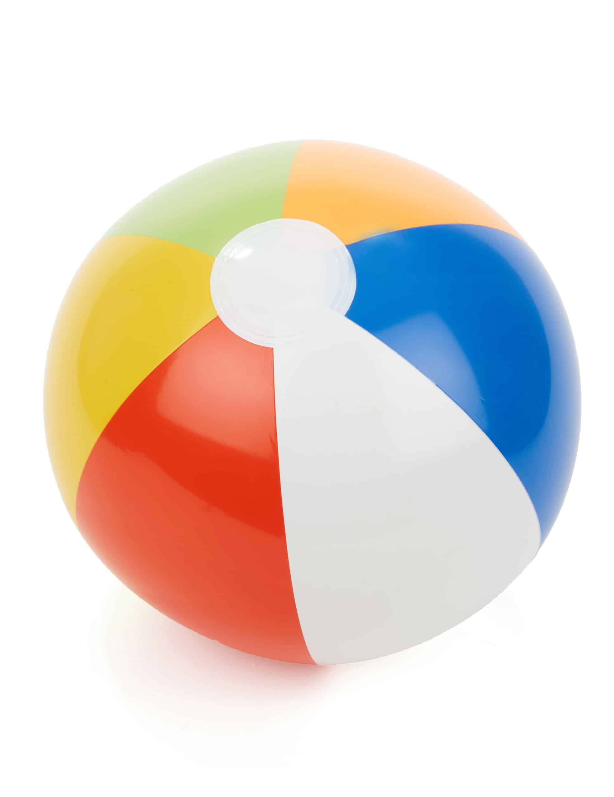 Wasserball aufblasbar blau-orange-grün