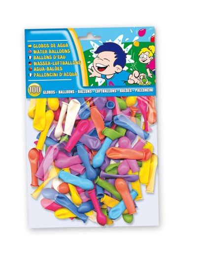 Wasserbomben-Ballons 100 Stück bunt