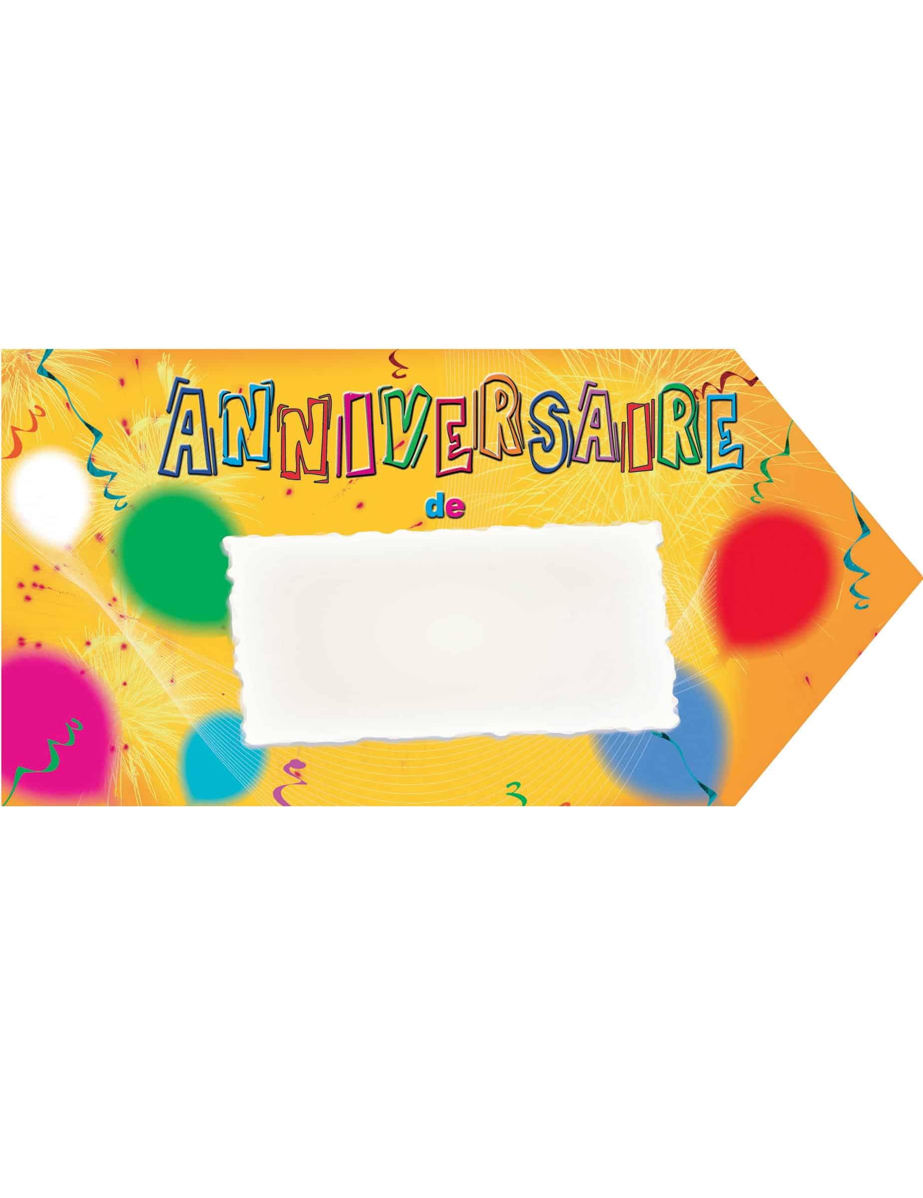 Wegweiser Schild Geburtstag Flèche Signalétique Geburtstag