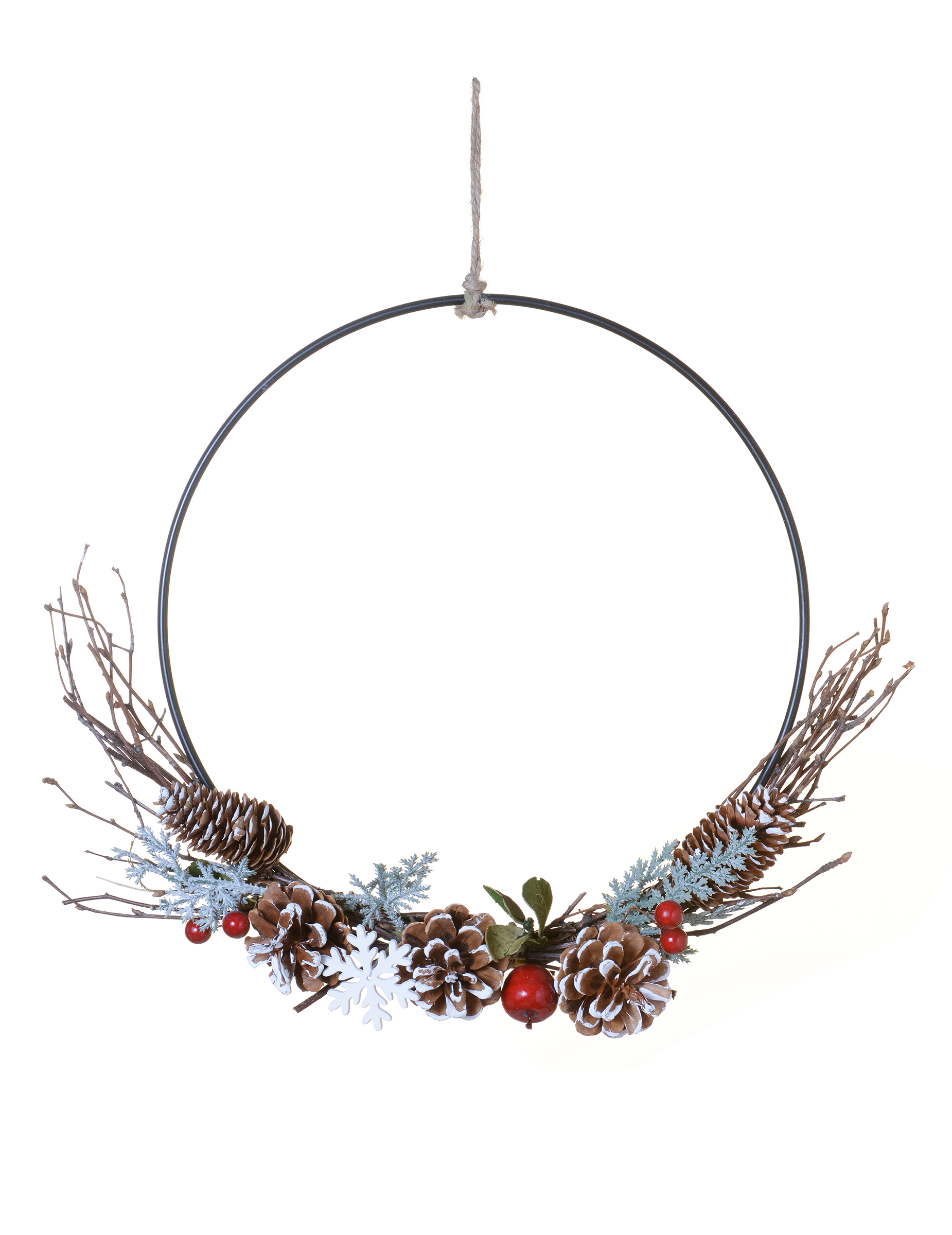 Weihnachten-Türkranz Natur 35 cm