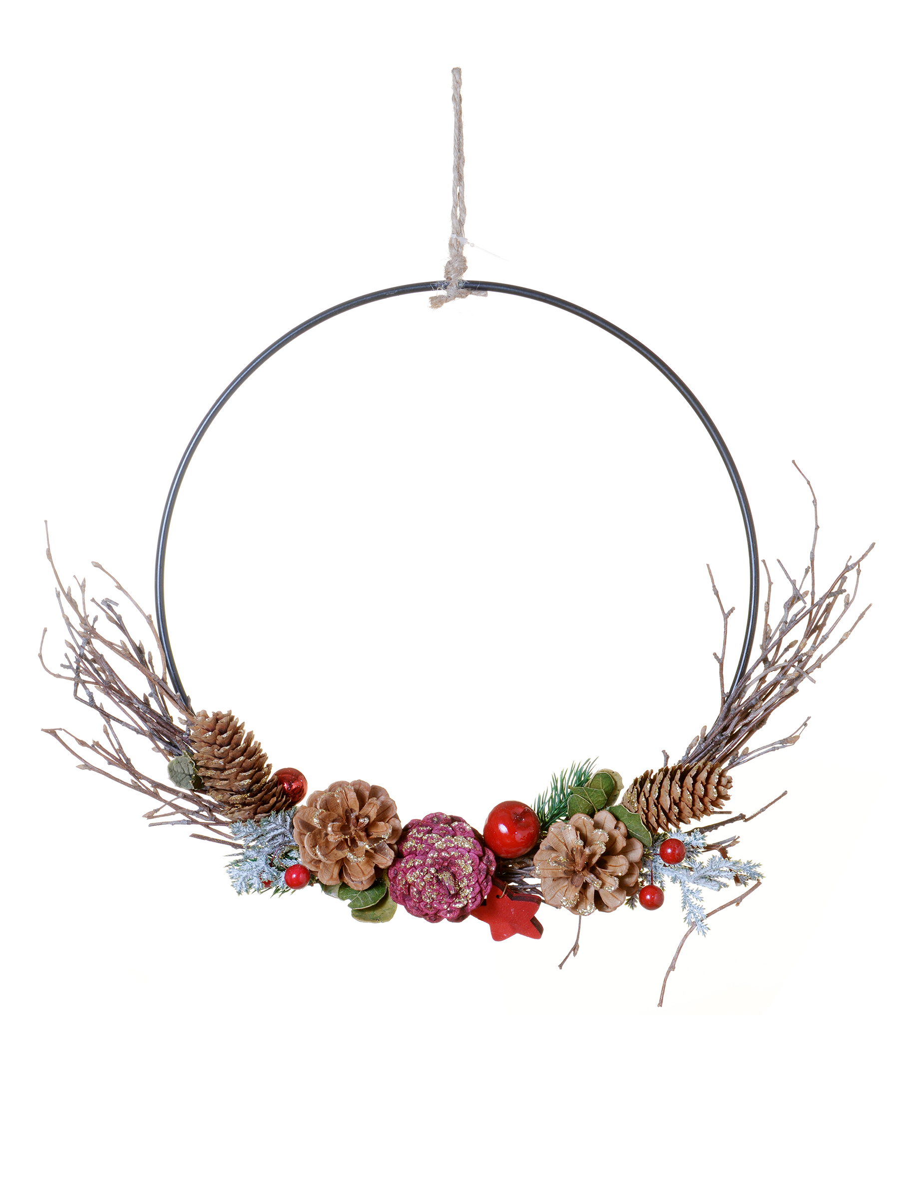Weihnachten-Türkranz Wald 35 cm