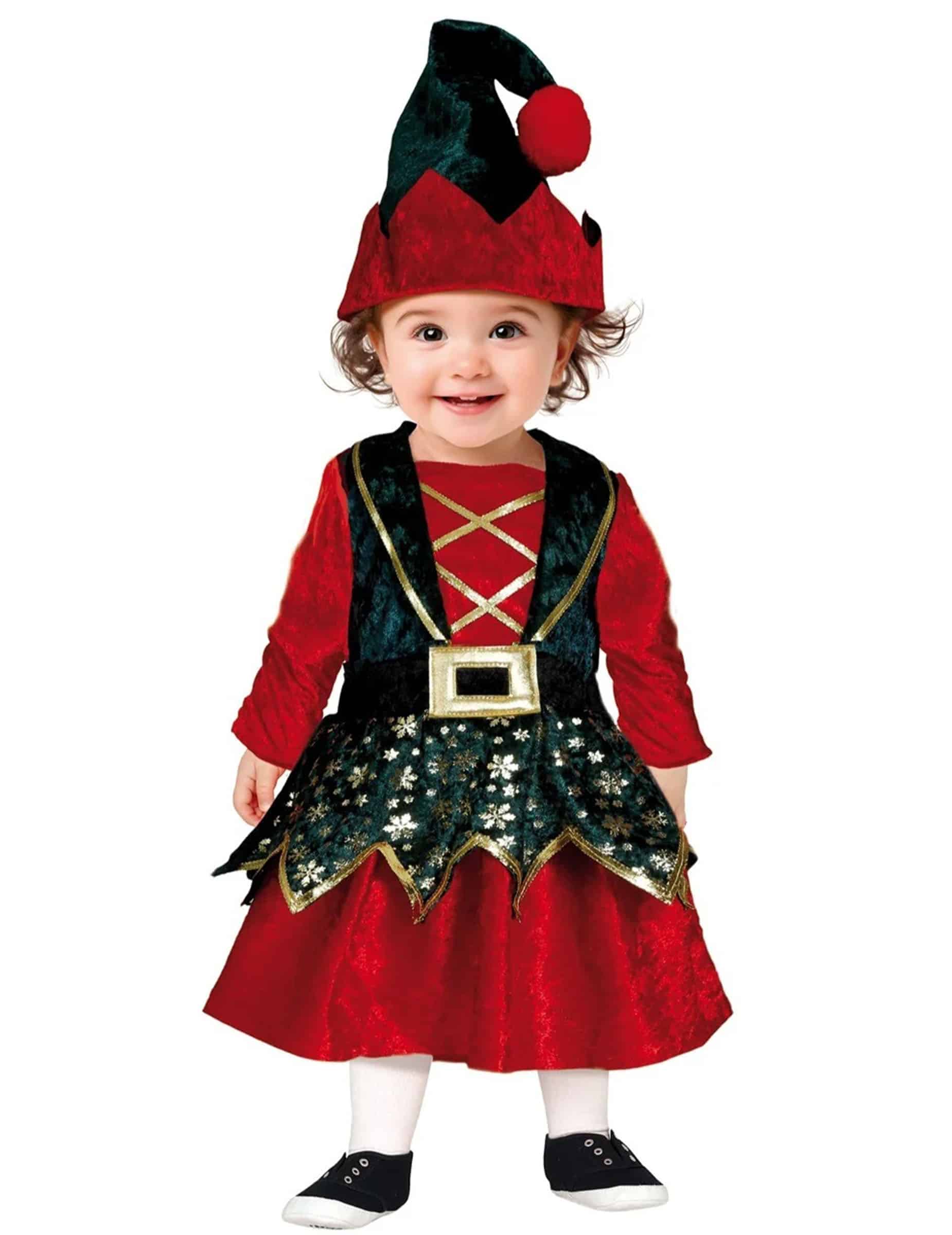 Weihnachtselfenkostüm Kinder