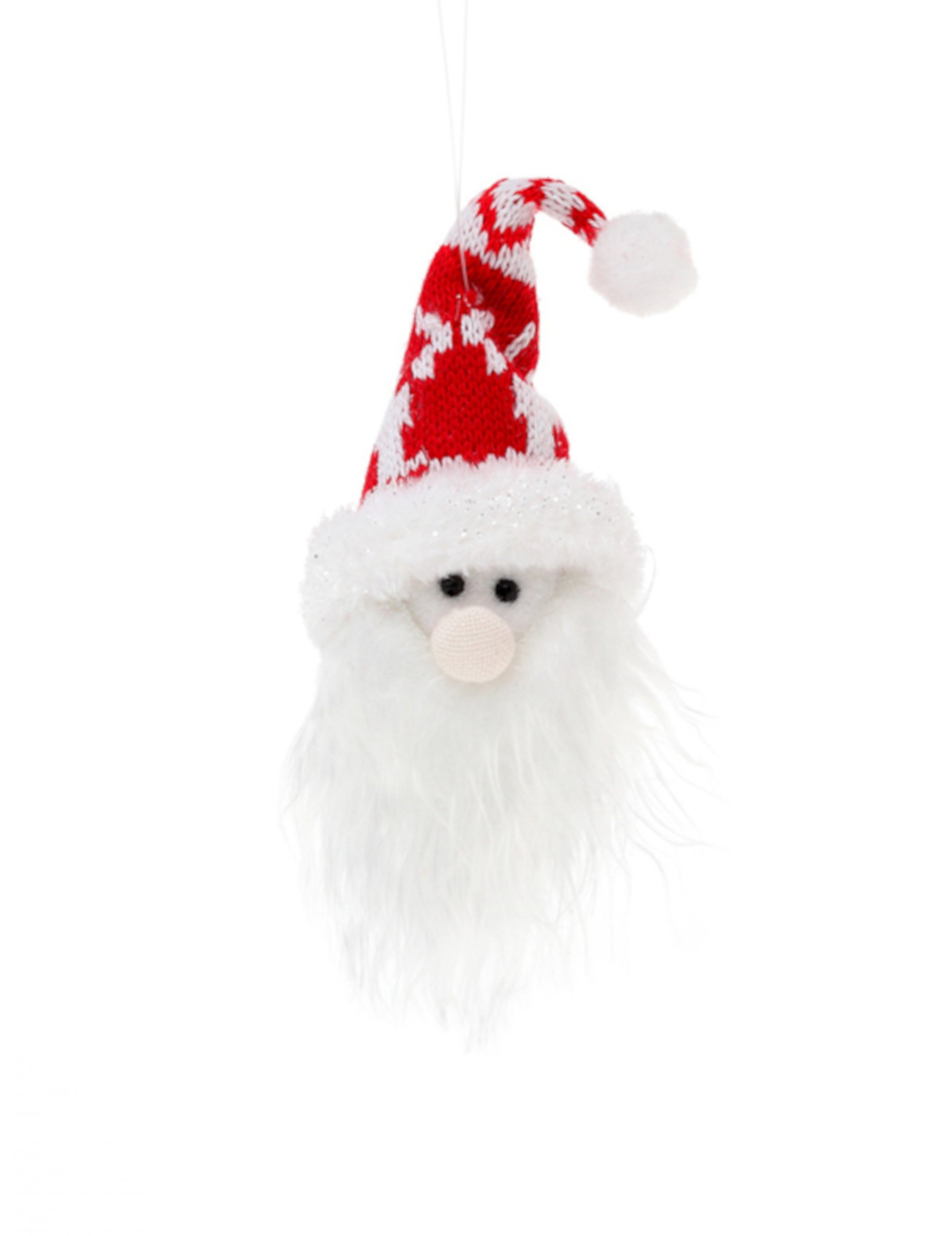 Weihnachtsmann-Anhänger aus Stoff Weihnachtsbaumschmuck 20 cm