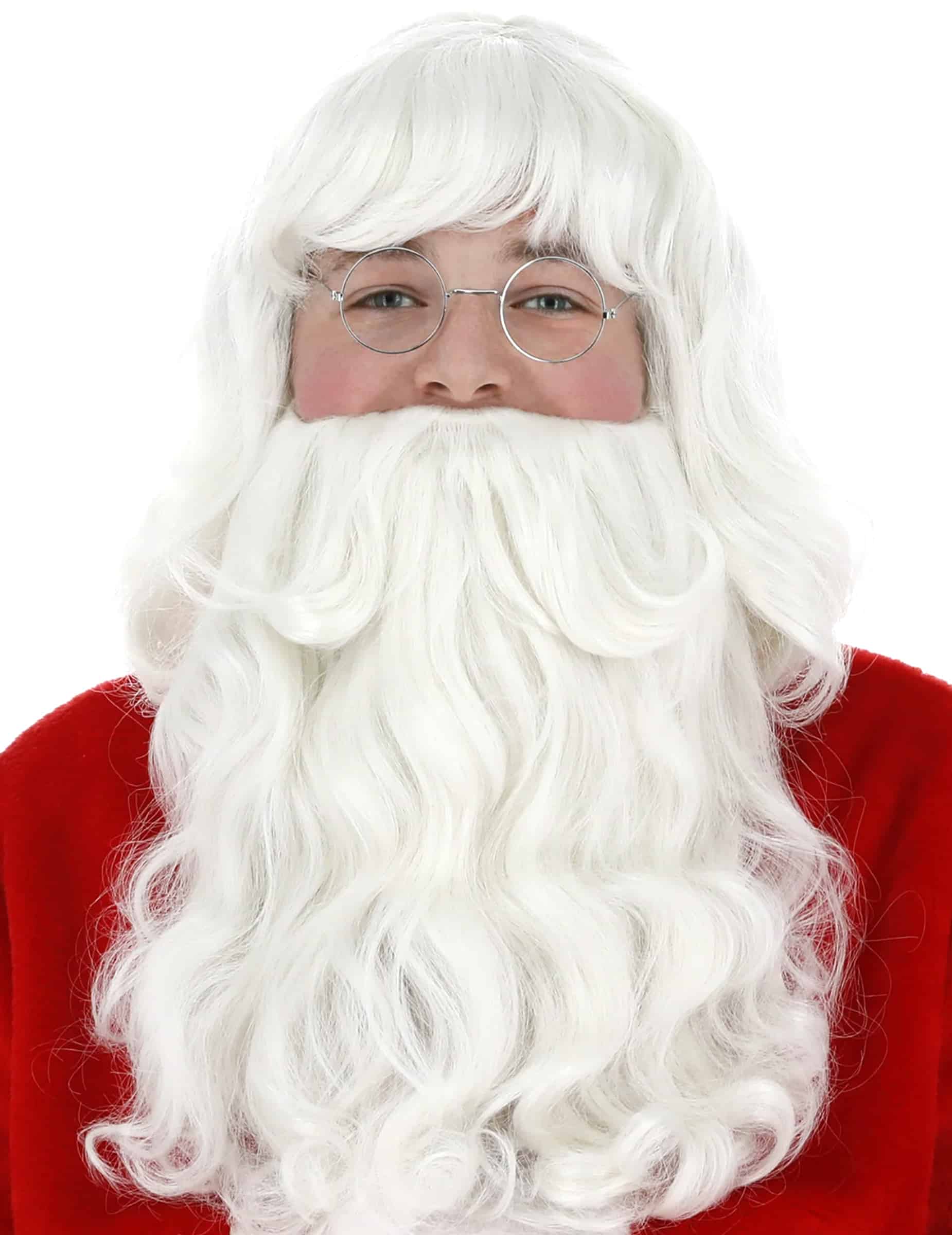 Weihnachtsmann Bart Nikolaus weiss