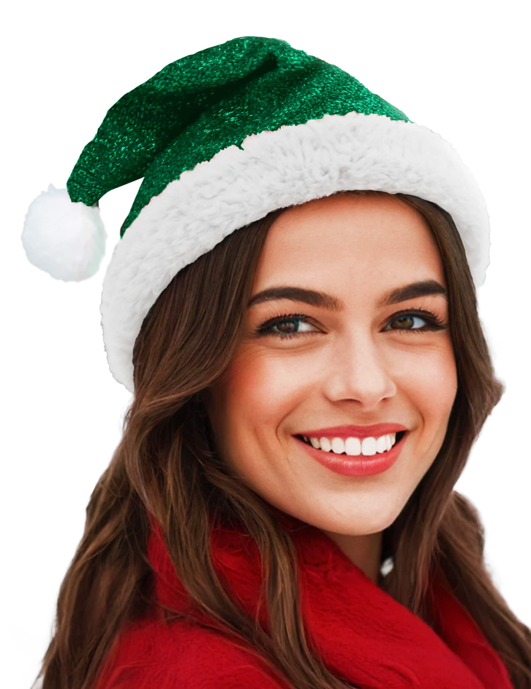 Weihnachtsmütze für Erwachsene Grün