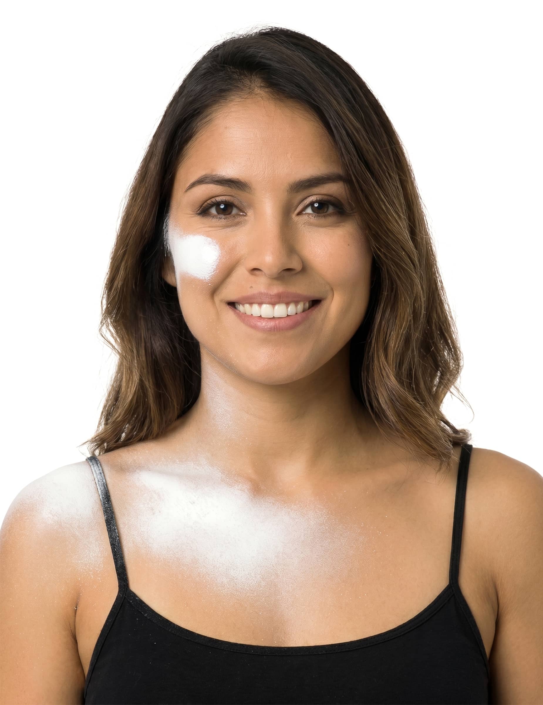Weißes Glitzer Spray für Haare und Körper 75 ml