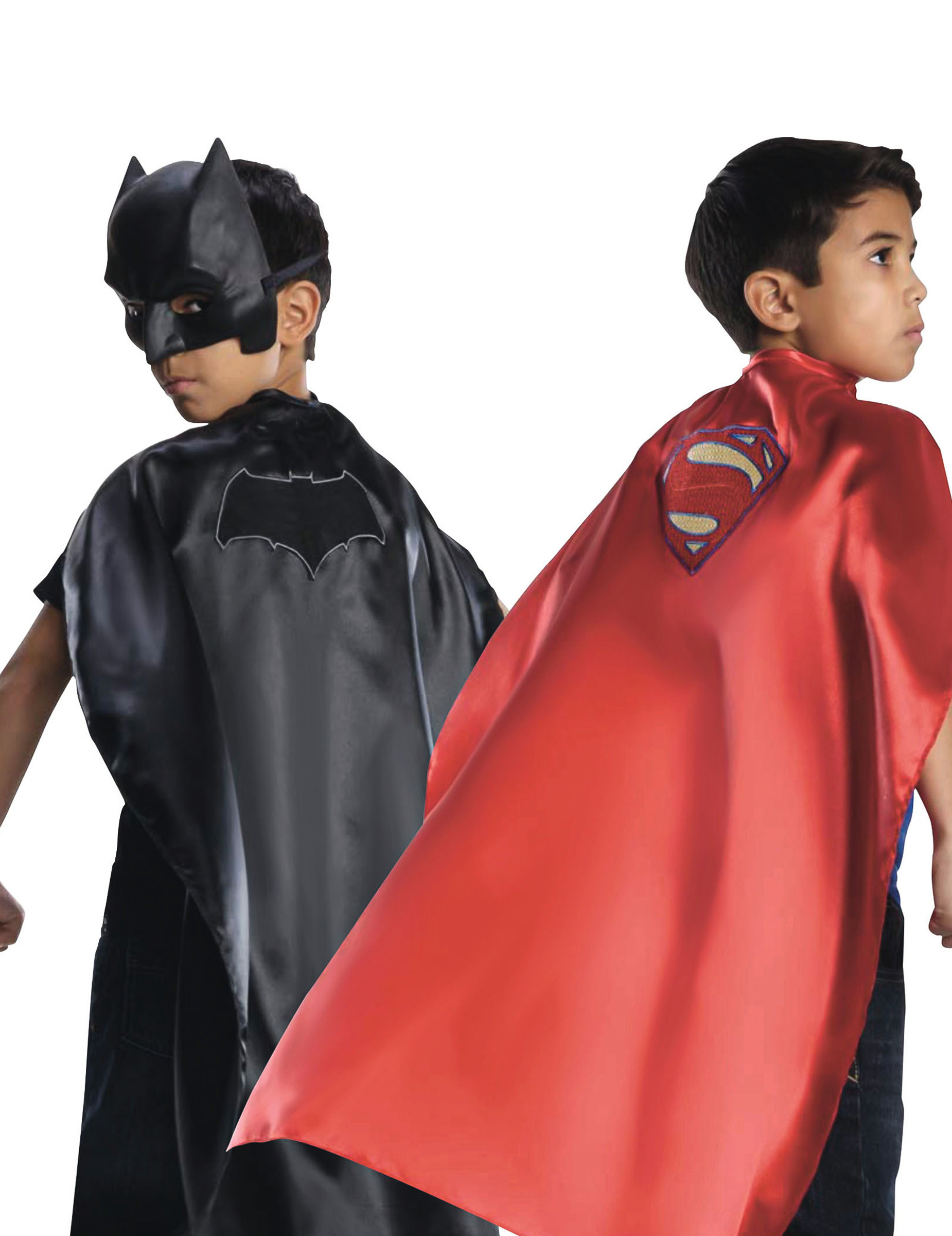 Wendbarer Kinderumhang Batman vs Superman mehrfarbig