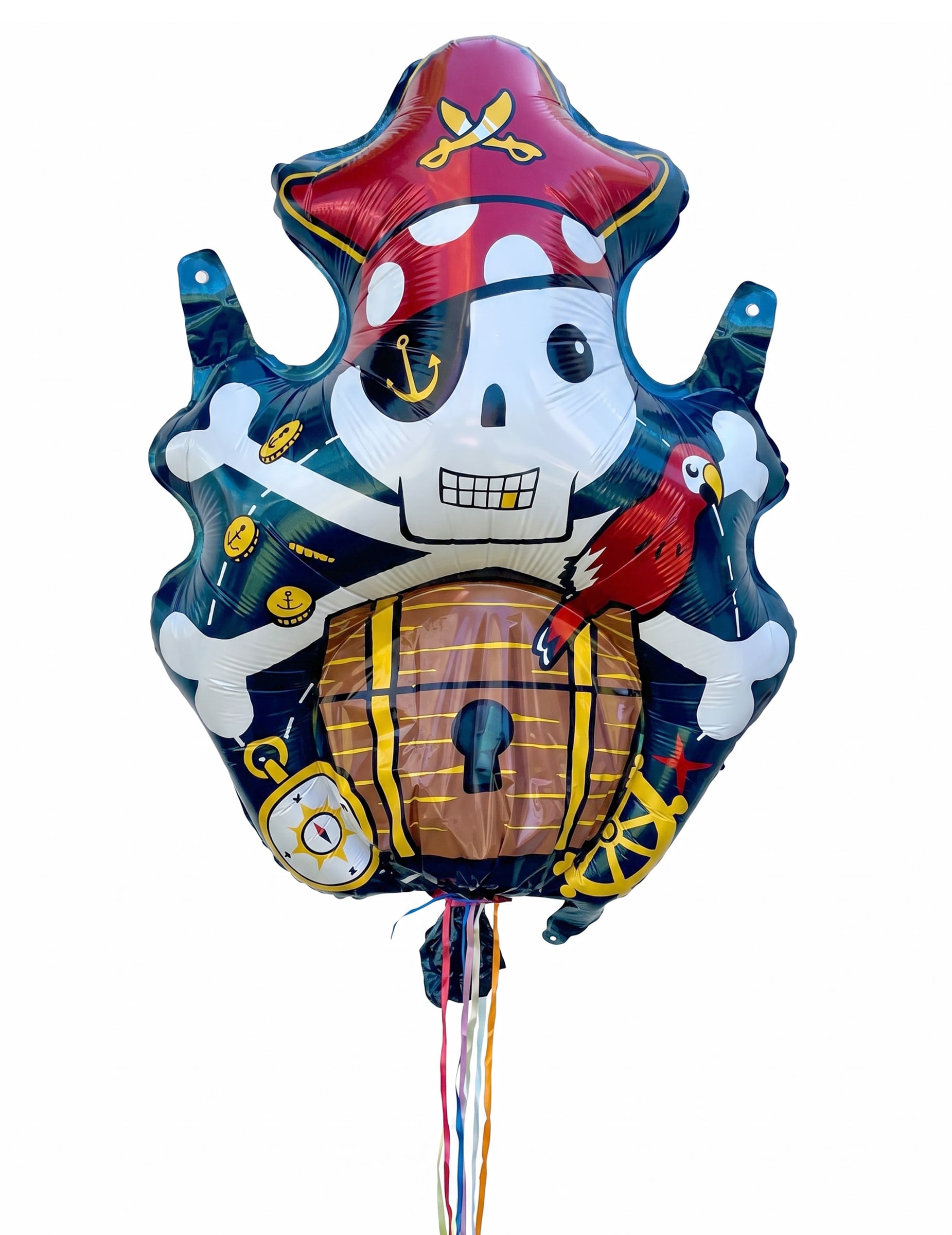 Wiederverwendbare Piraten-Piñata aus Folie 82 cm