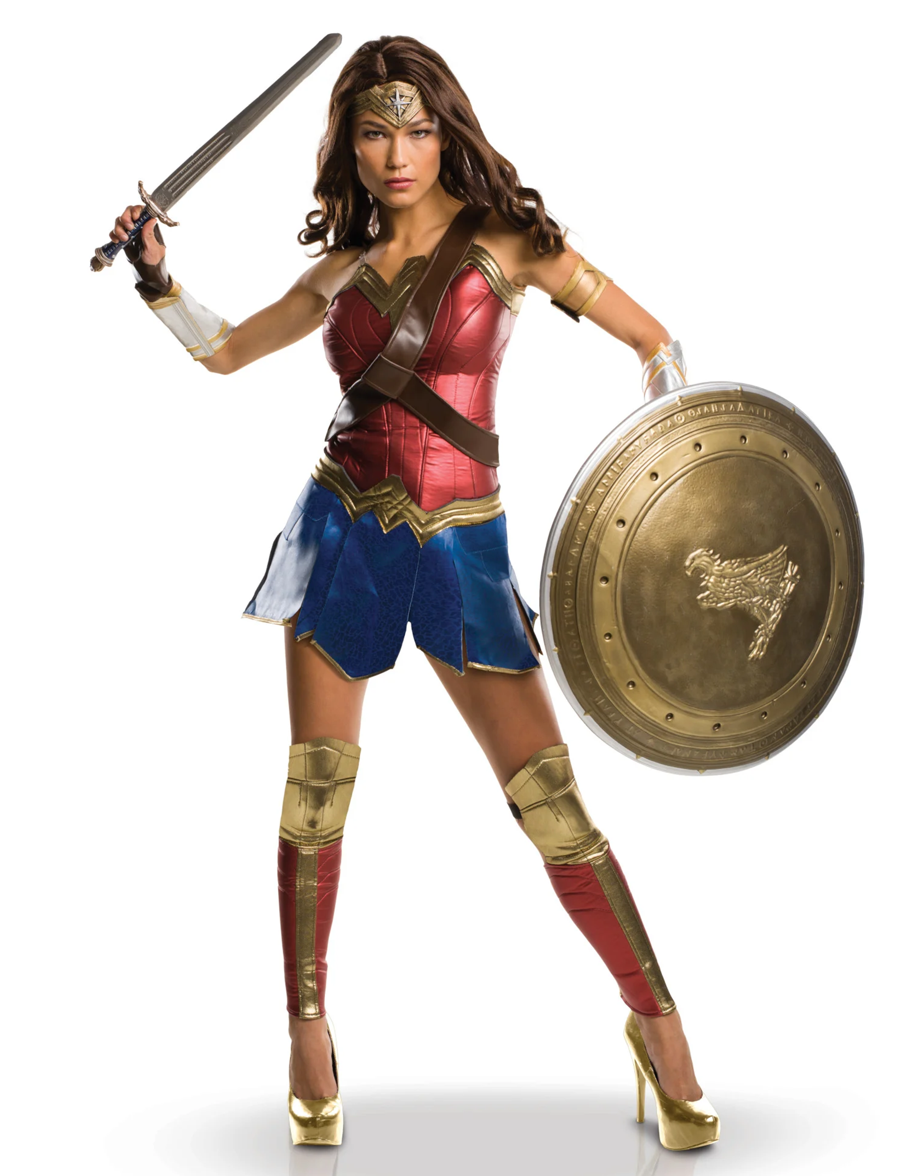 Wonder Woman-Kostüm für Damen Kult-Kostüm bunt