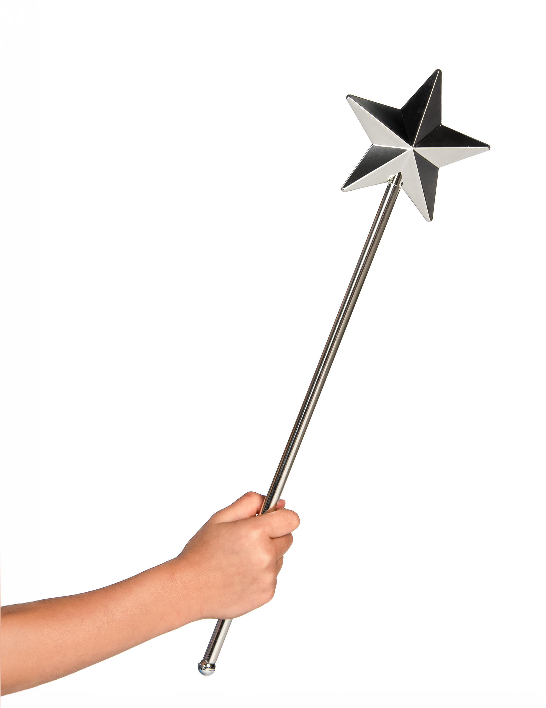 Zauberstab Stern silber 30cm