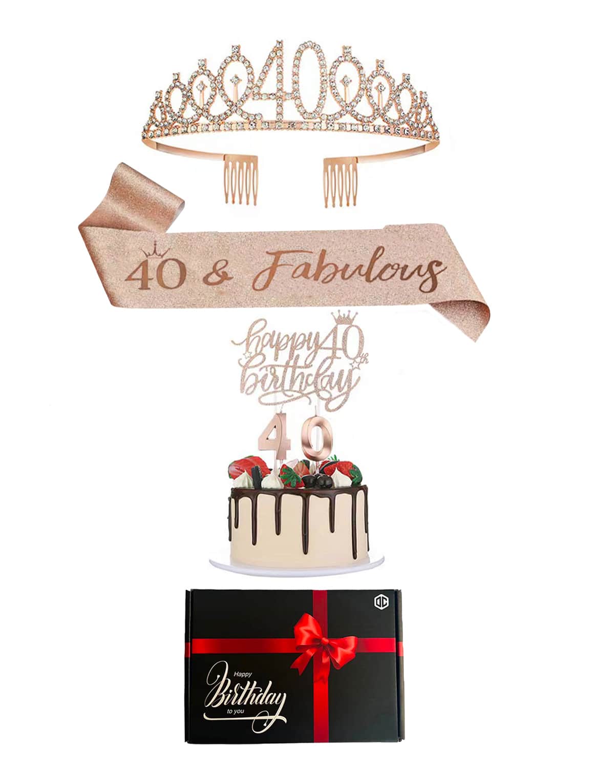 Zubehörset zum 40. Geburstag