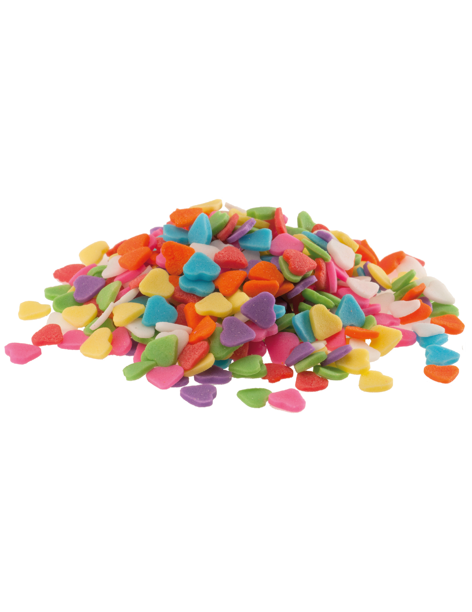 Zucker-Konfetti bunte Herzen 100g