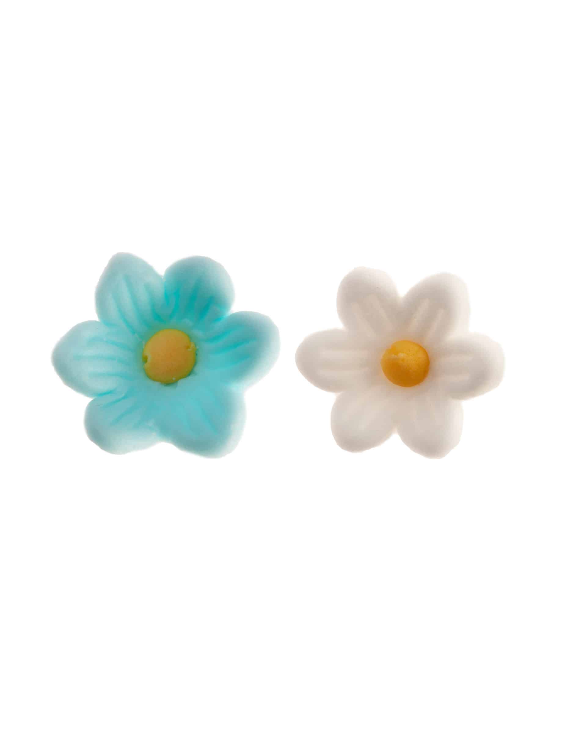 Zuckerdeko Margeriten Blau 14 Stück