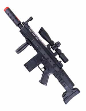 animiertes Maschinengewehr Accessoire