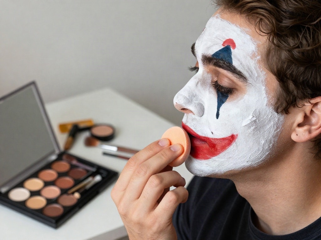 Clown schminken