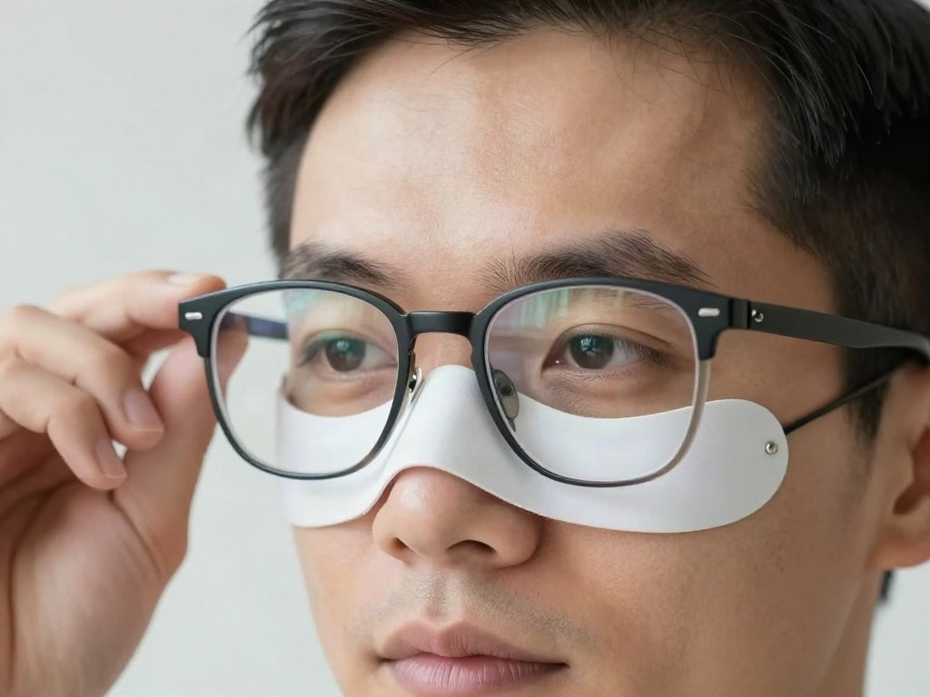 Halloween Maske mit Brille
