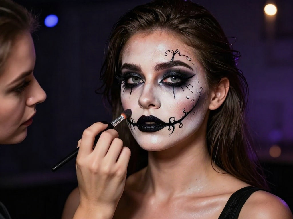 Halloween Schminke haltbar machen