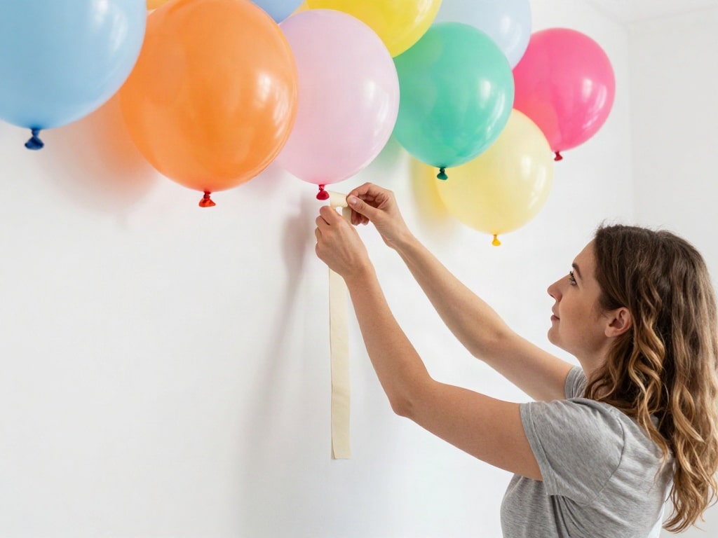 Luftballons ohne Helium
