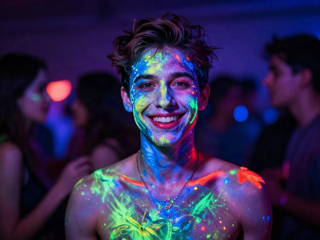 Neon Party Deko