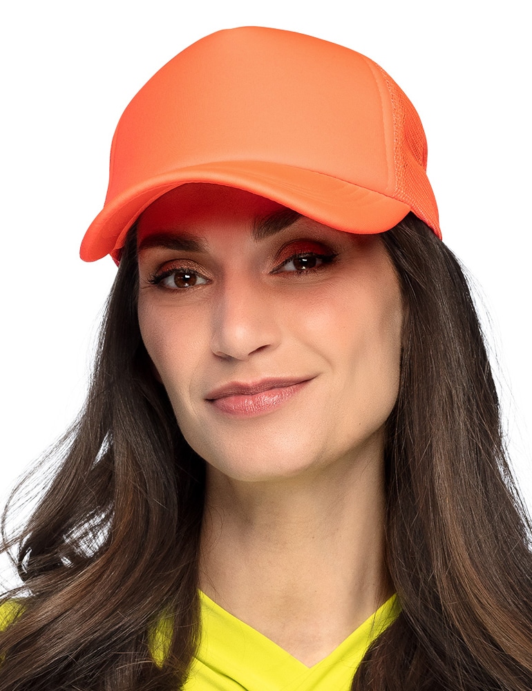 neonorangener Mütze für Erwachsene