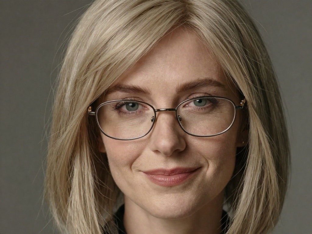 Perücke mit Brille