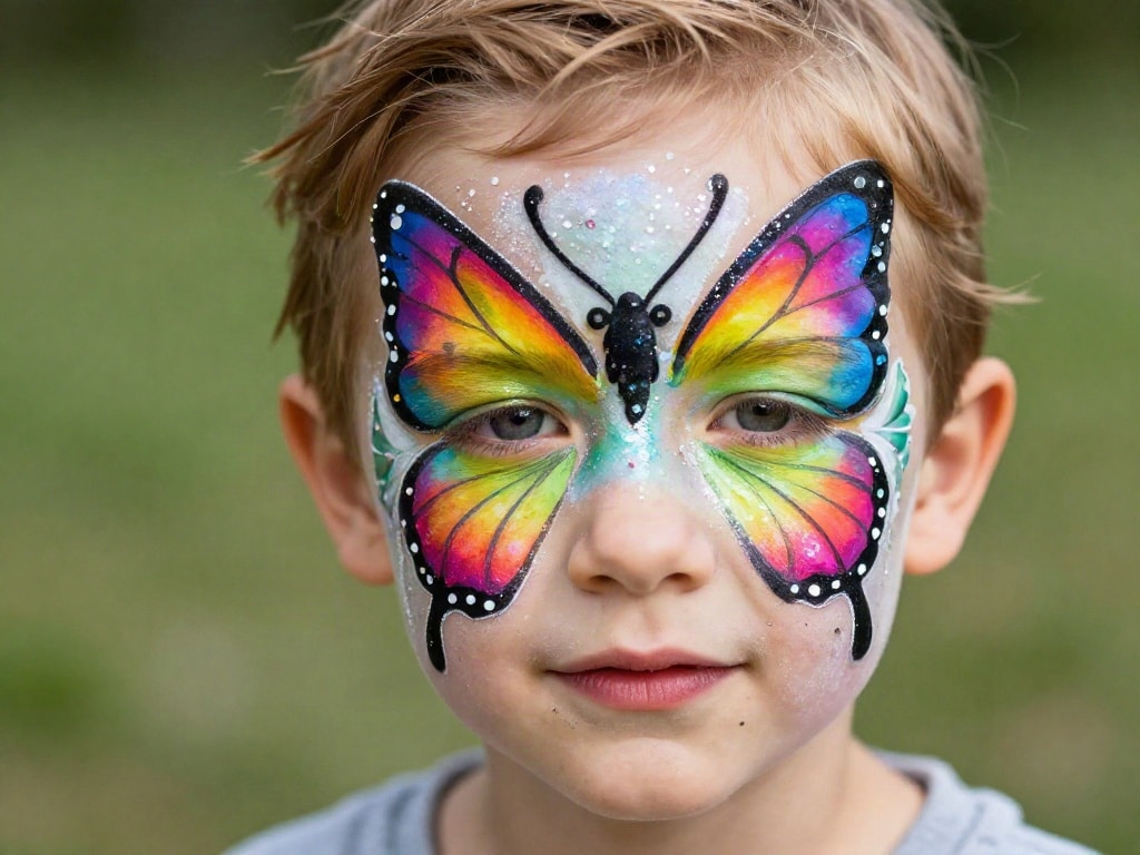 Schmetterling schminken