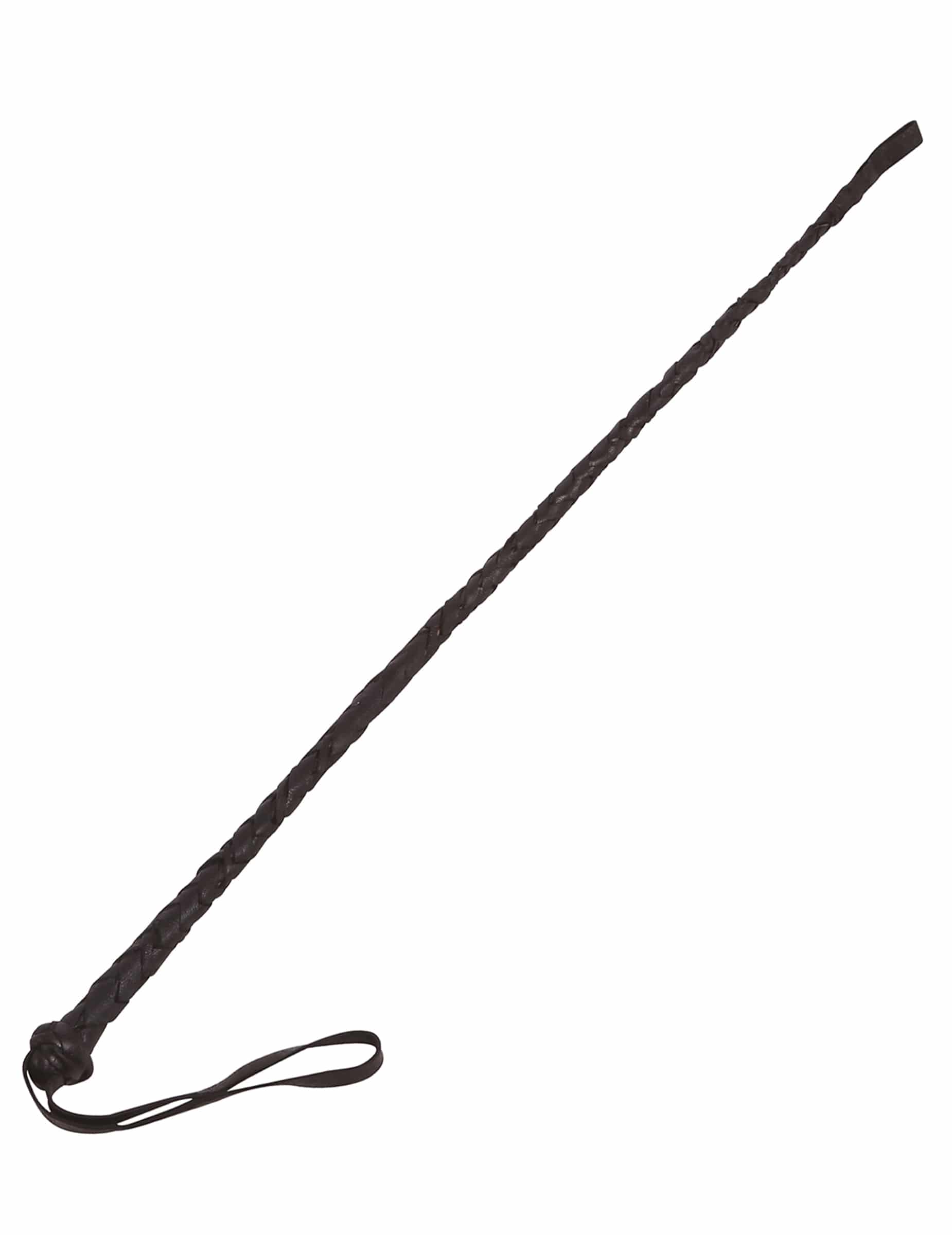 stilvolle 60 cm schwarze Reitgerte Accessoire