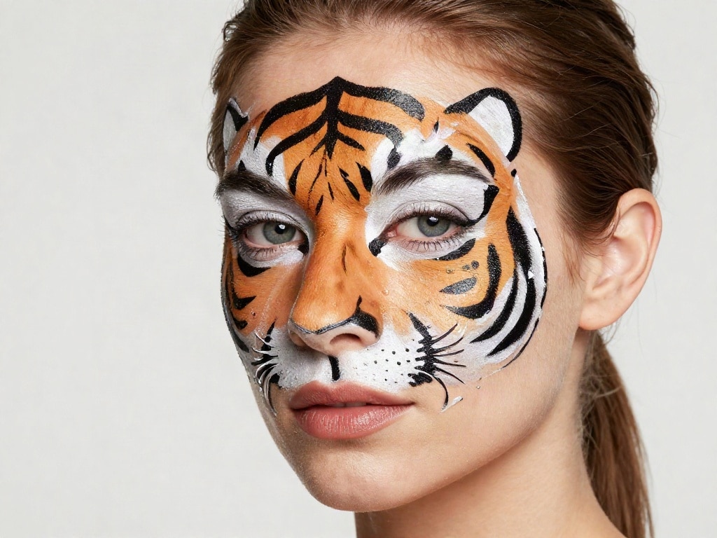 Tiger schminken