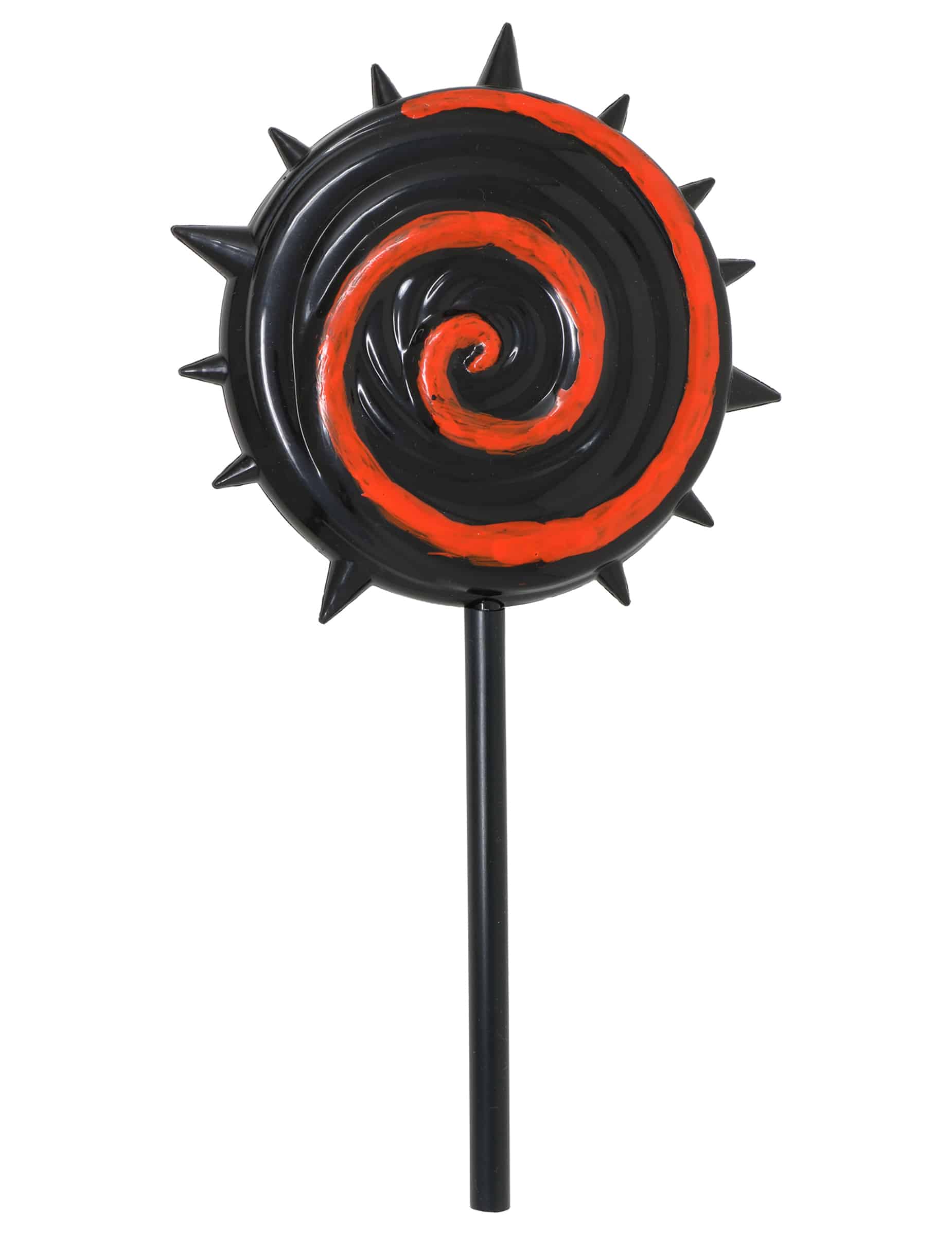 unheimlicher 20 cm Lollipop Accessoire in schwarz und rot